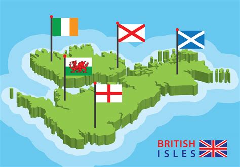 Mapa De Islas Británicas 158317 Vector En Vecteezy