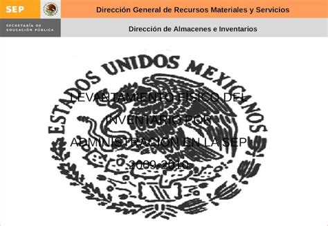 PPT Dirección General de Recursos Materiales y Servicios Dirección de