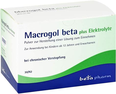 Macrogol Beta Plus Elektrolyte Pulver Stk Ab