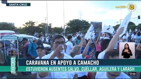 En La Caravana En Apoyo A Camacho No Estuvieron Presentes Calvo