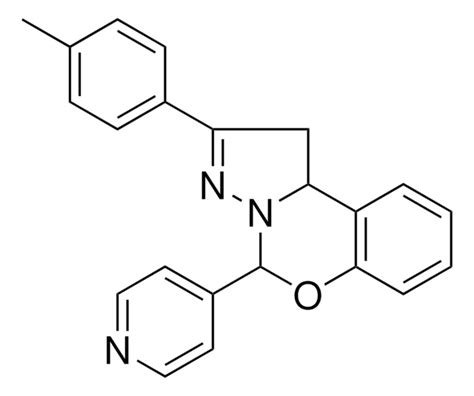 4 PYRIDIN 4 YL 2 P TOLYL 1 9B DIHYDRO 5 OXA 3 3A DIAZA CYCLOPENTA A