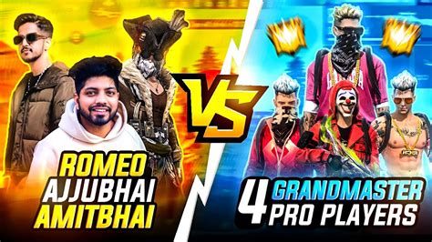 Romeo Ajjubhai Amitbhai Best Trio Vs Grandmaster Players Aukat