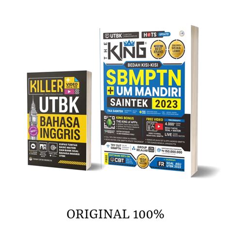 Jual Buku Smbptn Saintek 2023 Buku Tes Skolastik Snbt 2024 The King