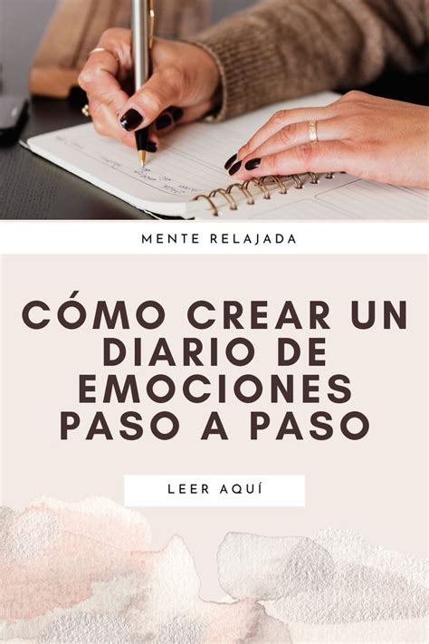 Paso A Paso Para Hacer Un Diario De Emociones Diario De Las Emociones