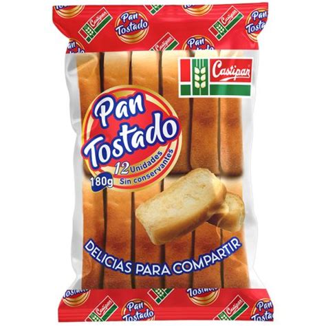 Castipan Toasted Bread 12 Units Distribuidora Latinoandina