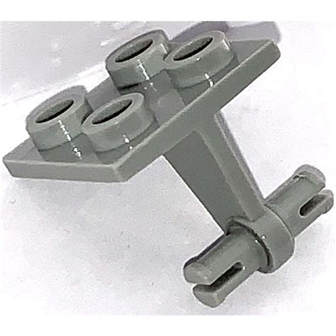 Lego Light Gray Plate X Thin With Dual Wheels Holder With Split