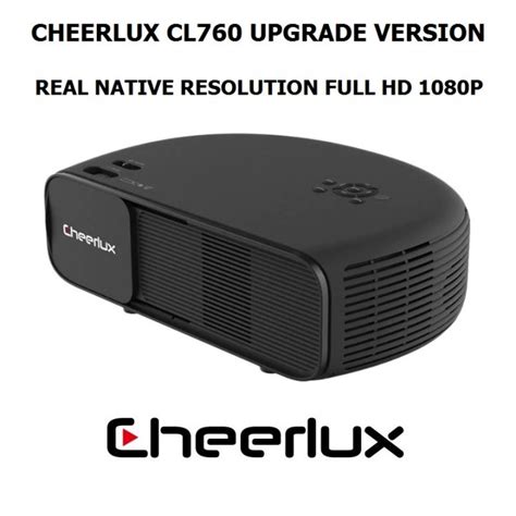 Jual Cheerlux Cl Upgrade Version Real P Home Projector