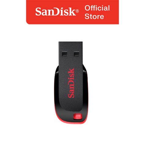 Sandisk® Cruzer Blade Usb 2 0 Flash Drive 8gb 16gb 32gb 64gb 128gb Shopee Malaysia