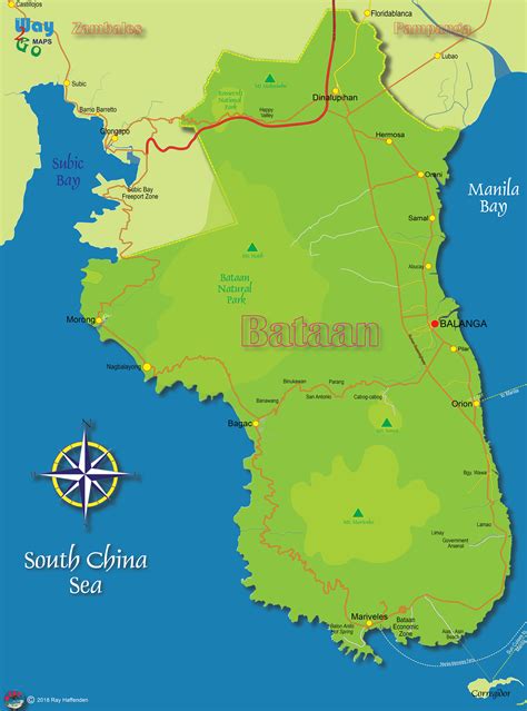 Subic Bay Maps - Bataan Province