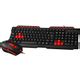 Kit Teclado E Mouse Gamer C3Tech GK 20BK ABNT2 Usb 1200DPI Em