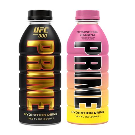 Prime Sports Drink NEW! 2 Flavors Variety Pack - Strawberry Banana ...