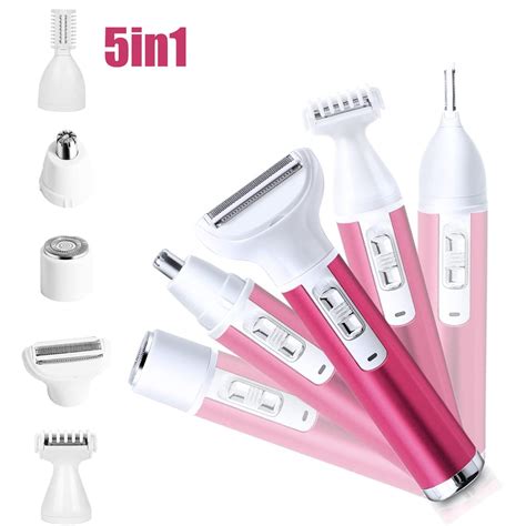 In Rechargeable Shaving Set Bikini Trimmer Women S Electric Razor Body Nose Face