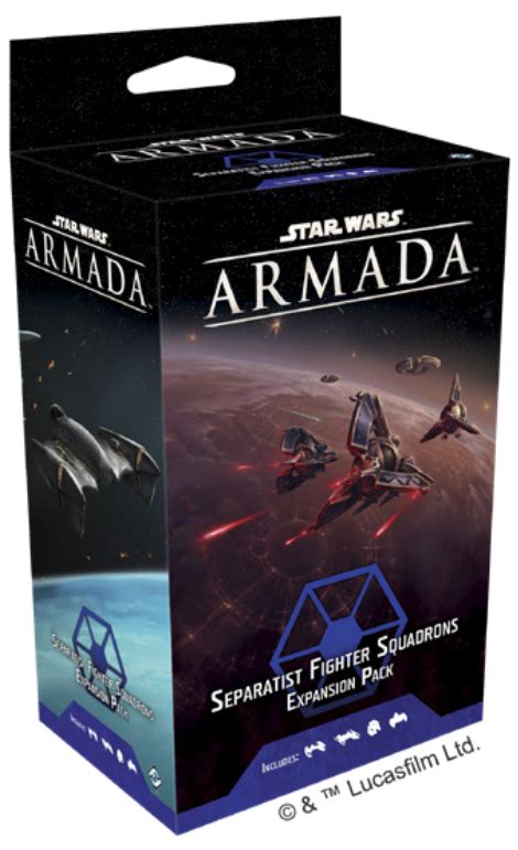 Star Wars Armada: Separatist Fighter Squadrons (Clone Wars) - Dark Star ...