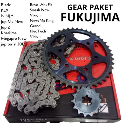 Jual Gear Gir Set Gear Gir Paket Supra Fit New Supra X Inj Revo Old