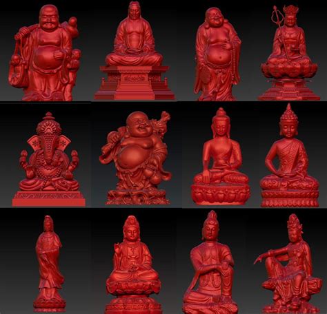 Free Buddha 3D Models by 3D Workshop