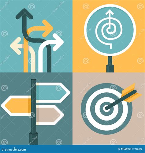 Vector Abstract Strategy Concepts Stock Vector Illustration Of Symbol