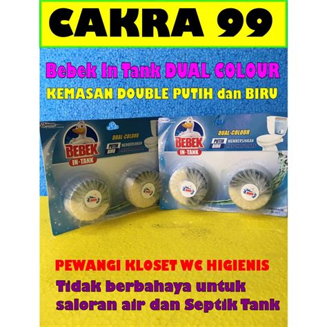 Jual Pembersih WC Kloset Bebek In Tank Kemasan Double Twin Pack Bluey