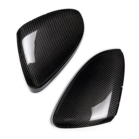 Carbon Fiber Door Side Car Mirror Replacement Cover Caps For Vw Golf G Auto Goshop