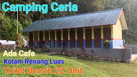 Camping Ceria Di Lembah Permai Resort Cipanas Bogor Toilet Bersih