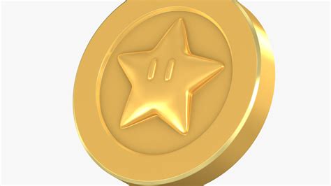 3D Model Special Gold Coin Star TurboSquid 1508740