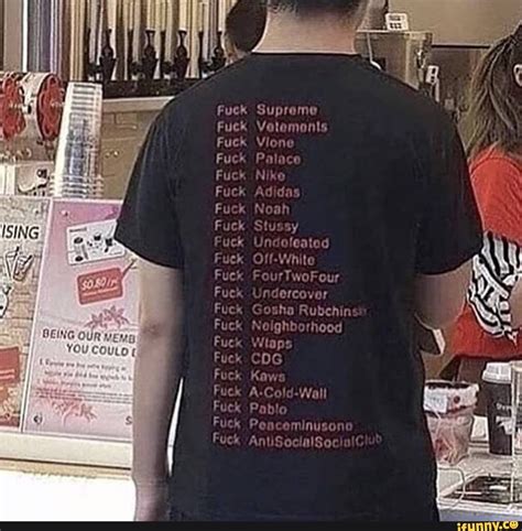 Fuck Supreme Fuck Volemonts Fuck Vione Fuck Palace Fuck Nike Fuck Undoleated Fuck Off White Fuck