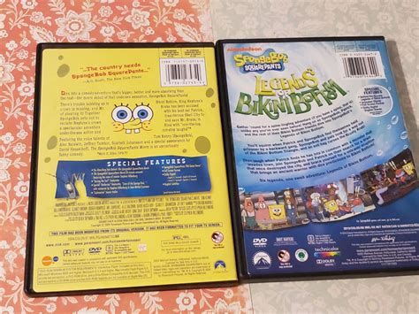 SPONGEBOB LOT OF 2 DVDs THE MOVIE LEGENDS OF BIKINI BOTTOMS EBay