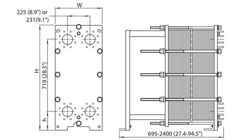 Alfa Laval M W Gasketed Plate And Frame Heat Exchanger Moody Heat