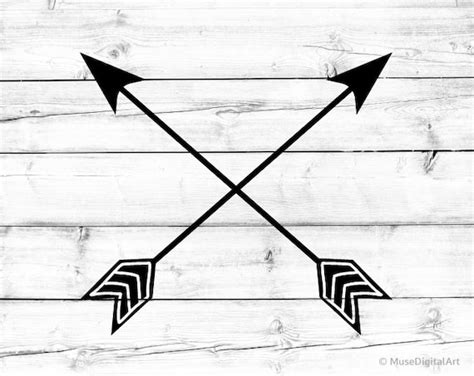 Crossed Arrows Svg Arrow Svg Arrow Cricut Arrow Cut File Etsy