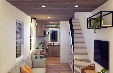 3x6 Meters 2 Floor Tiny House Plan Trend House Designs