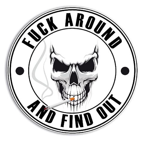 Amazon Pack Skull Sticker Fuck Around And Find Out Decal X