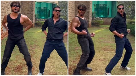 Watch Tiger Shroff And Akshay Kumar Recreate Dance Video On Main