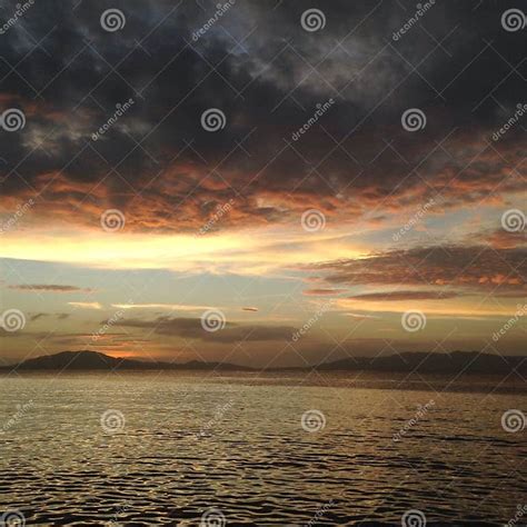 Stratus Cumulus Nimbus Clouds All Together In One Picture Stock Image Image Of Stratus Clouds