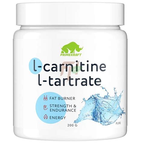 Prime Kraft L-CARNITINE L-TARTRATE Powder - Купить карнитин (200 гр) в ...