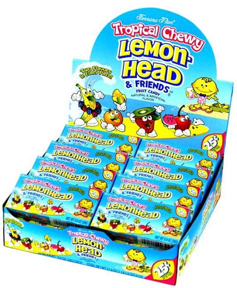 Tropical Lemonheads & Friends Candy - 24CT Box • Candy Mini Packs • Bulk Candy | Bulk candy ...