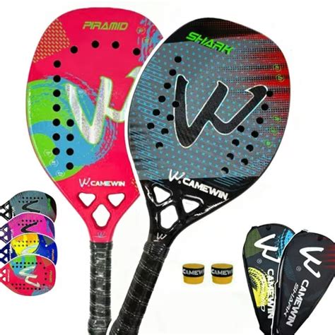 Kit Raquetes Beach Tennis Full Carbon K Camewin Top Shark Mercadolivre