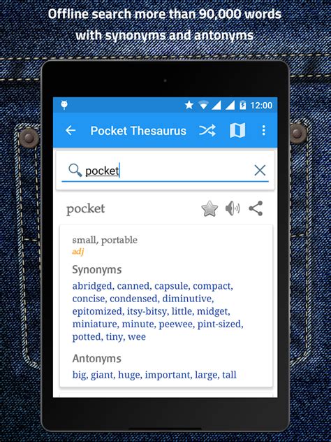 Pocket Thesaurus Android Apps On Google Play