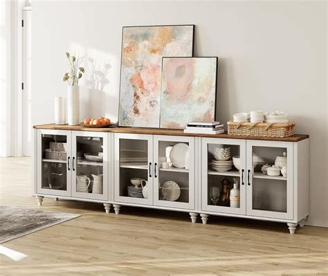 WAMPAT Kitchen Sideboard Buffet Cabinet With Storage