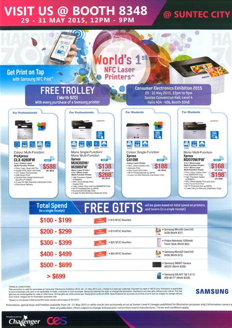 Samsung Printers Page 1 Brochures From CEE 2015 Singapore On Tech