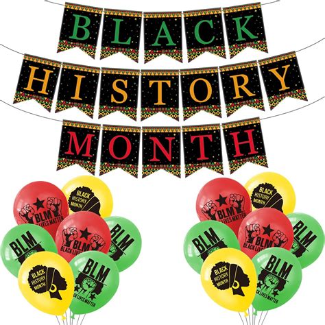 Amazon.com: Black History Month Party Decorations - Black History Month ...