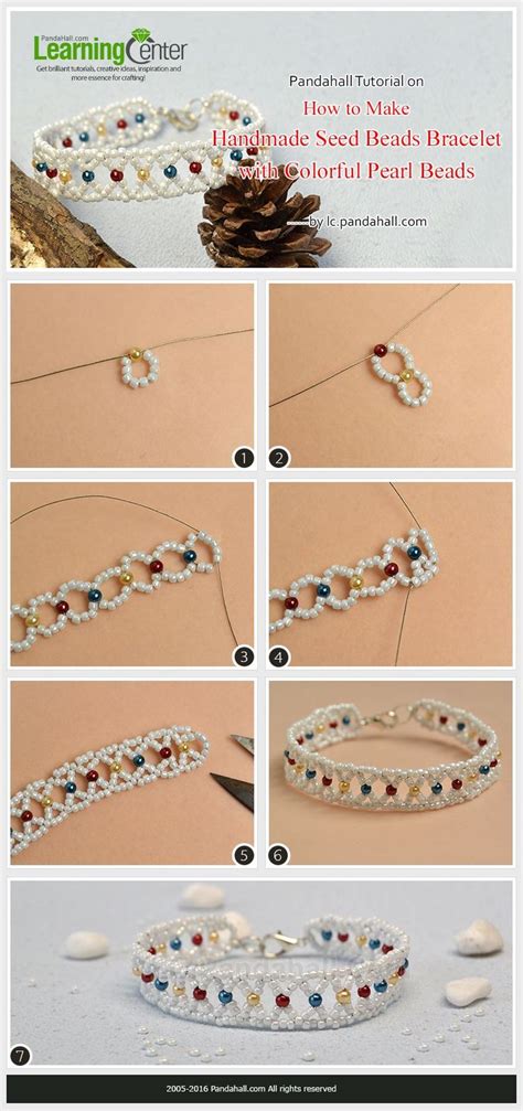 Like The White Seed Beads And Pearl Beads Bracelet Check More Details