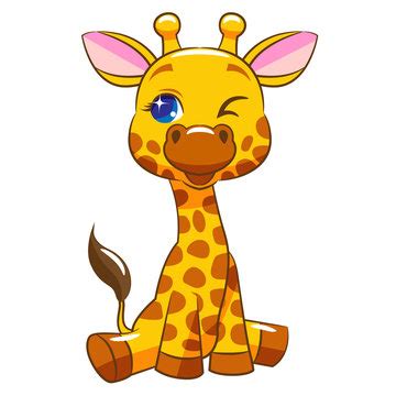 Cute Baby Giraffe Clipart PNG EPS JPEG Giraffe 1564842 Clip Art