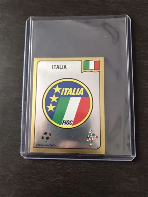 SCUDETTO ITALIA FIGURINA Calciatori Panini Italia 90 N 38 Nuovo Velina