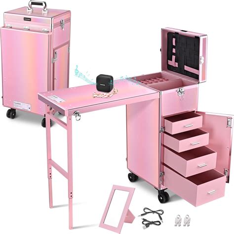 Amazon Byootique Rolling Manicure Table Portable Nail Table