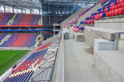 CSKA Stadium in Moscow editorial stock image. Image of architecture ...