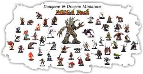 Dungeons and Dragons Miniatures 25 Assorted D&d Dungeons and Dragons ...