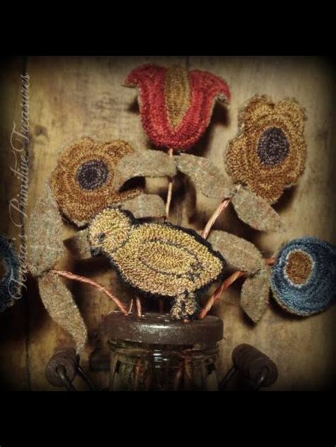 Best Images About Wool Punch Needle On Pinterest Folk Art Wool