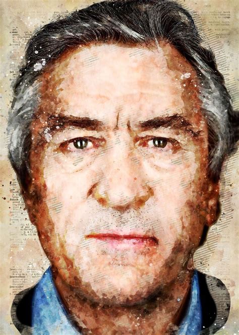 'Robert De Niro' Poster, picture, metal print, paint by Posterlicious ...