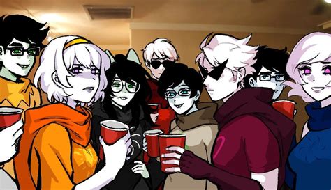 Jade Harley Jake English Dirk Strider Roxy Lalonde Dave