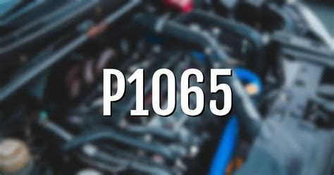 Solved P1065 Code Fix Ecm Power Supply Circuit Issue With Ease