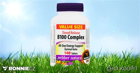 B Complex Timed Release Webber Naturals Ronnie Cz